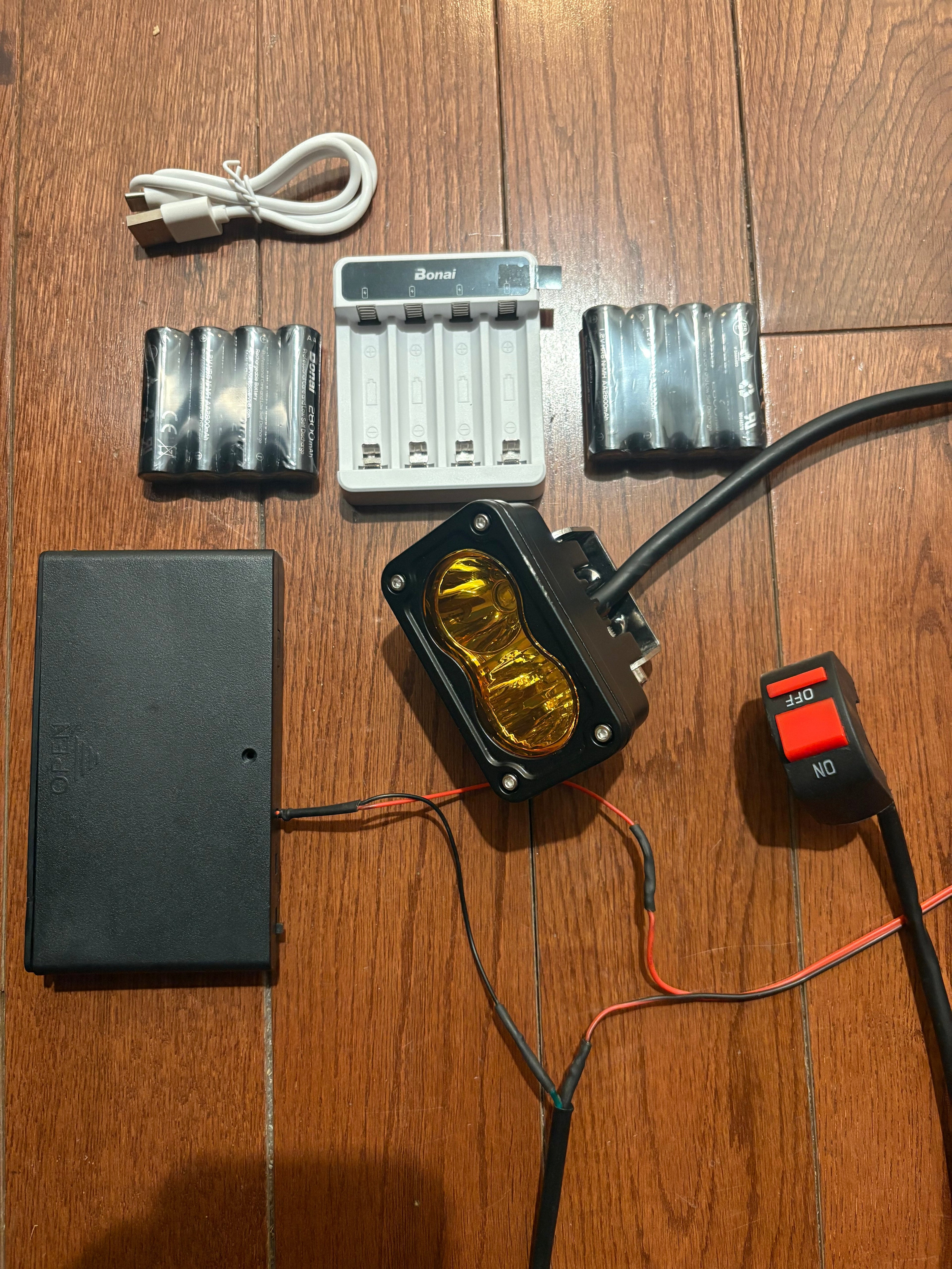 (Rechargeable) Battery Powered Baja light kit